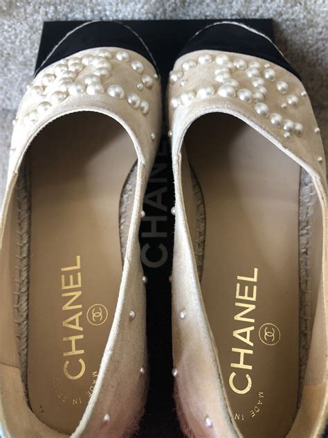 chanel g29762|CHANEL Espadrille G29762 Flat shoes Slip.